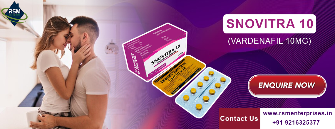 Get Relief from ED Problem With Snovitra 10mg