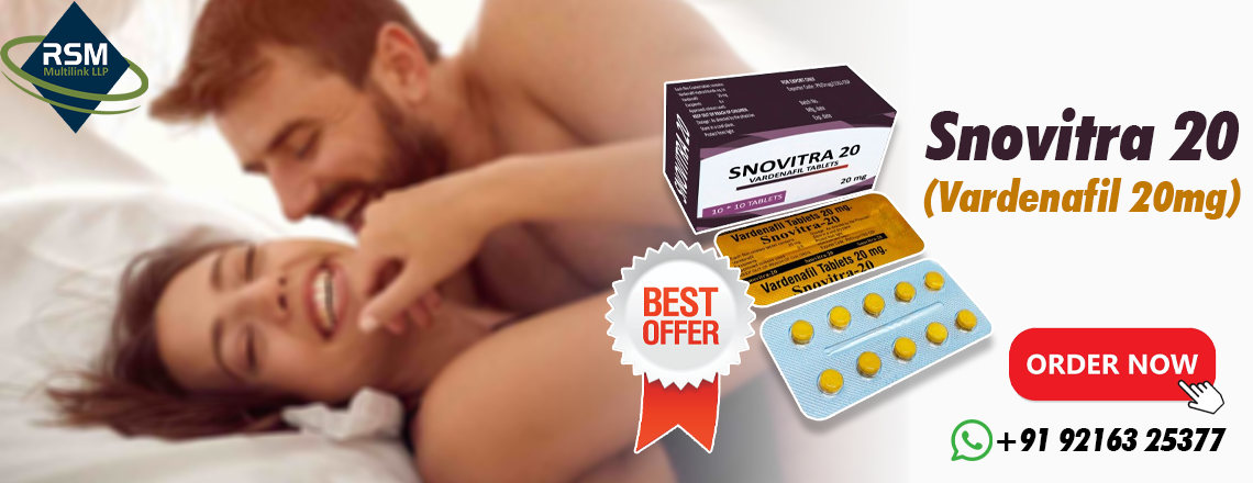 Enhance Sensual Health with Superb Remedy Snovitra 20 to Treat ED