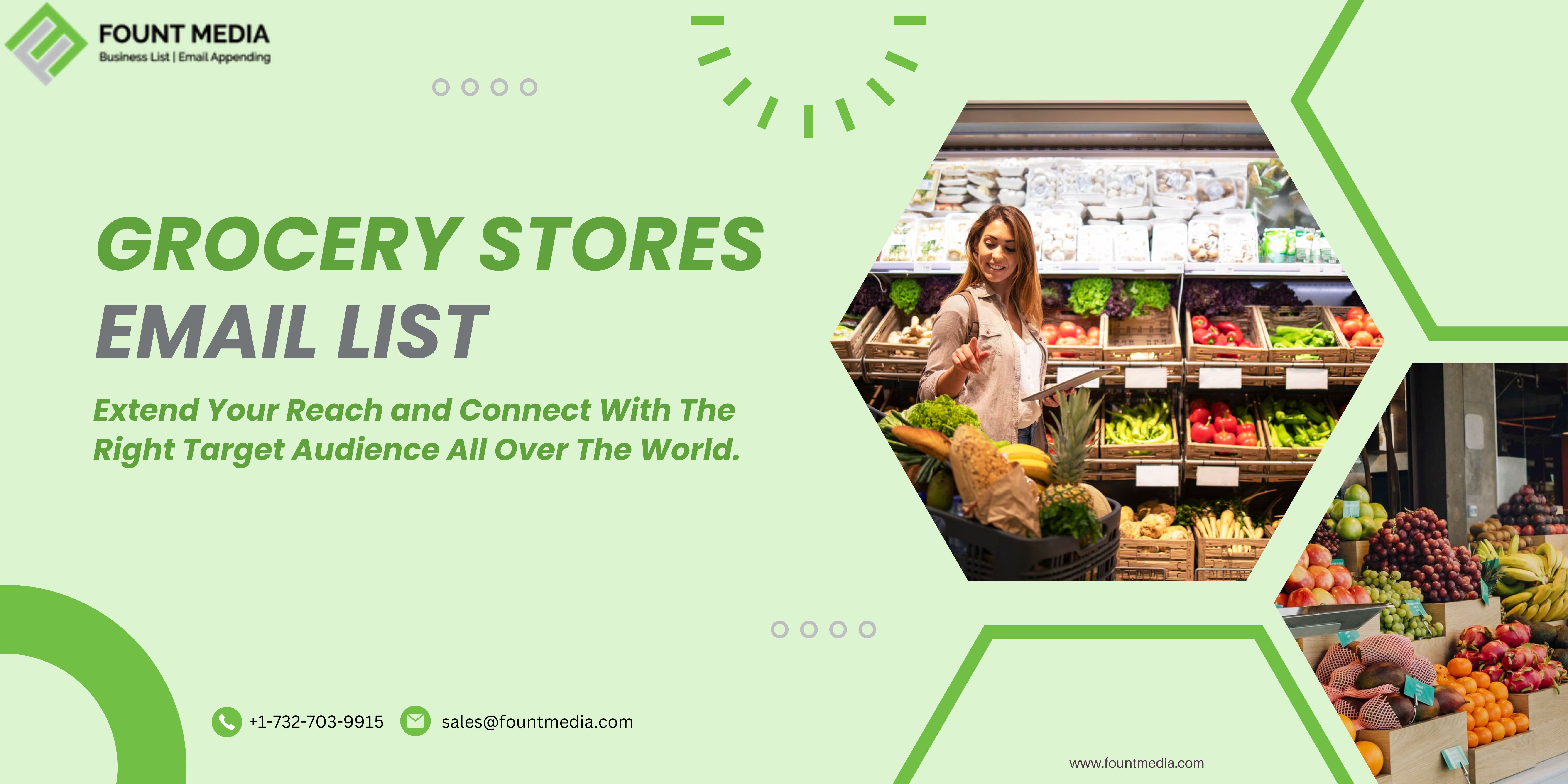 Grocery Stores Email List | Best Grocery Stores | Fountmedia