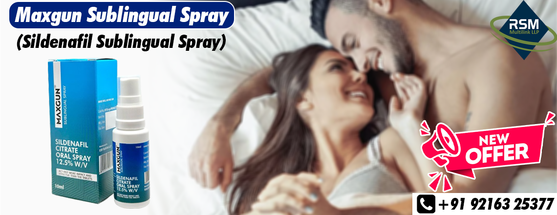Maxgun Sublingual Spray - A Discreet Solution for Male Vitality